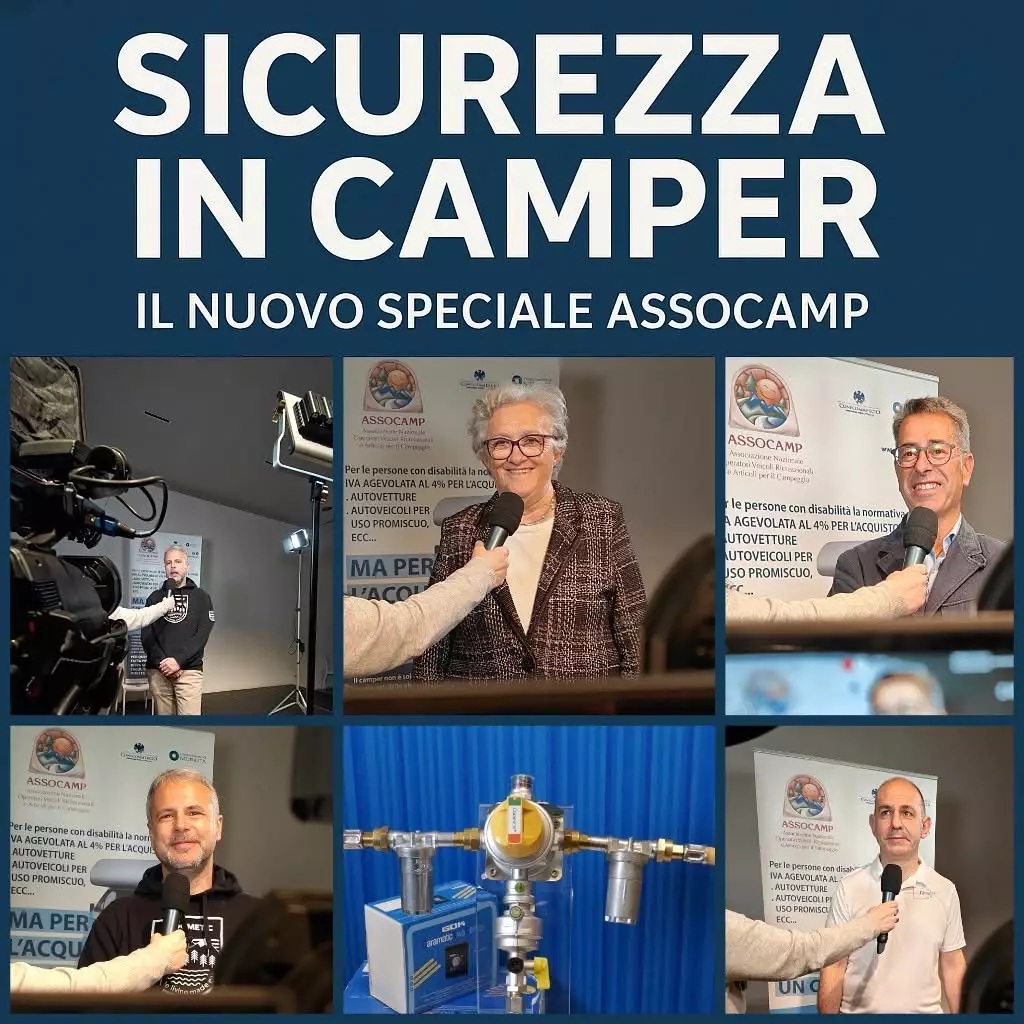 Sicurezza in camper con Assocamp